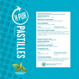 X-PUR Pastilles 100% Xylitol (Peppermint - Small bottles) - Oral Science Boutique